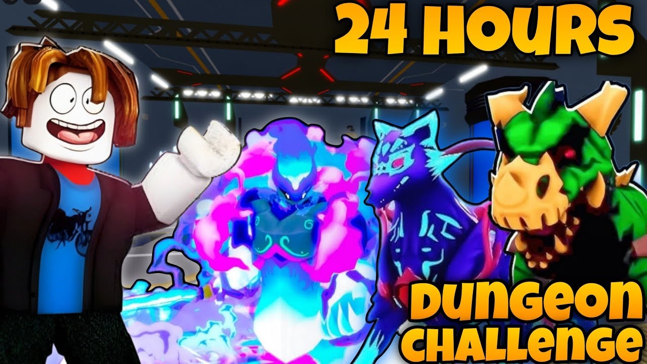 I Am Doing 24 Hour Dungeon Challenge In Blox Fruits!