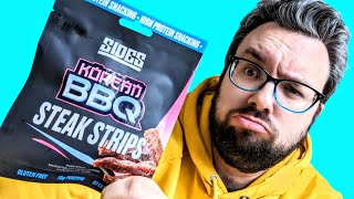 Sidemen Snacks™ Korean BBQ Steak Strips Jerky Review (SIDES) 👬👬