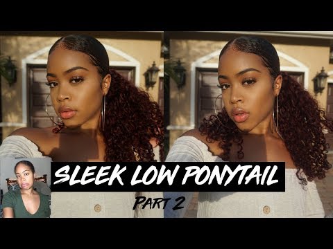 Repeat Pt 2 Watch Me Transform Sleek Low Ponytail On Natural