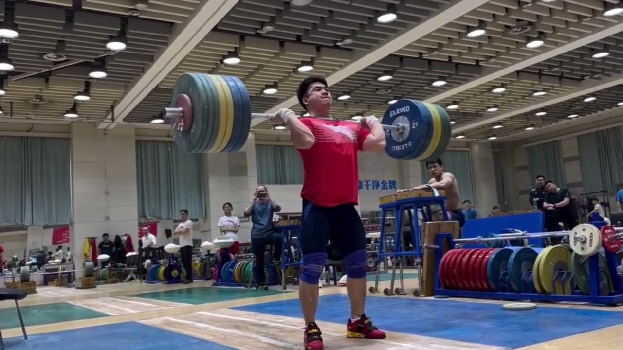 Tian Tao 225 kg/496 lbs. Clean and jerk - YouTube