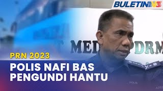 PRN 2023 | Bas Sewa Petugas Polis Disangka Bawa Pengundi Hantu