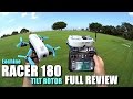 EACHINE RACER 180 Tilt Rotor FPV Drone Review - [Unboxing / Inspection / Flight Test / Pros & Cons]