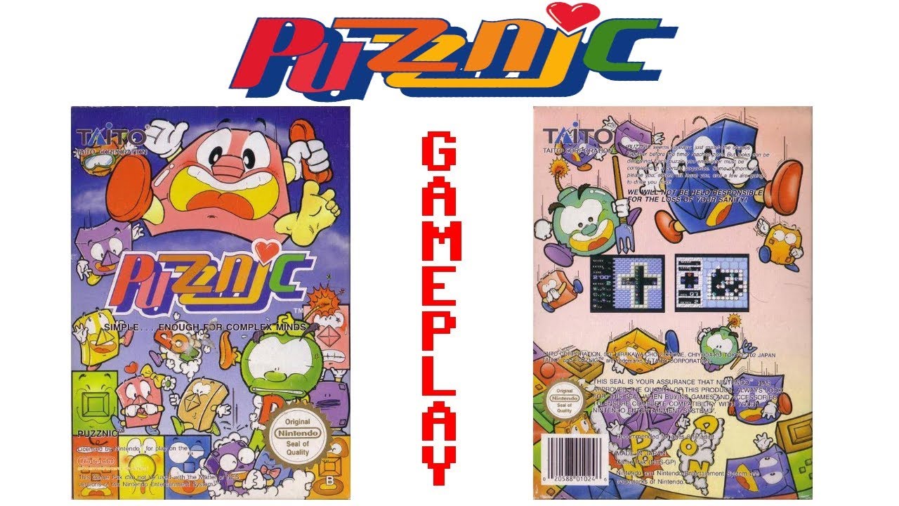 Puzznic (NES) - Gameplay - YouTube