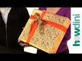 How to tie a ribbon onto a gift box