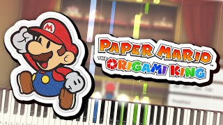 Paper Mario The Origami King - Museum Theme (Musée Champignon) Piano Tutorial Synthesia
