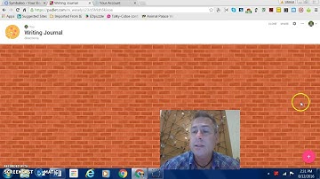 Using Padlet and Symbaloo as a writing journal