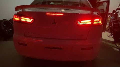 Installing LED Tail Lights on 2010 Mitsubishi Lancer CJ