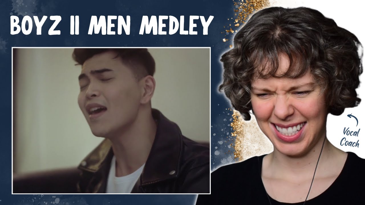 Vocal Coach reacts to Daryl Ong singing Boyz II Men Medley