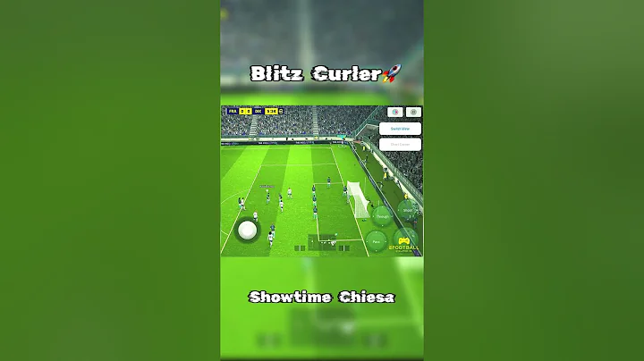 Blitz Curler Showdown : 102 Rated Chiesa's Insane Shot in eFootball Shorts!