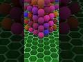Colored balls are falling 21 #satisfying #blender #3danimation