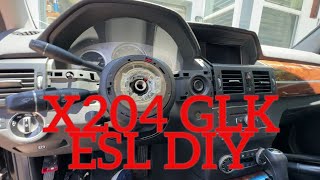 X204 2010-2012 Mercedes GLK350 Electronic Steering Lock Removal and Replacement with ESL emulator. X204 2010-2012 Mercedes GLK350 Electronic Steering Lock Removal and Replacement with ESL emulator.