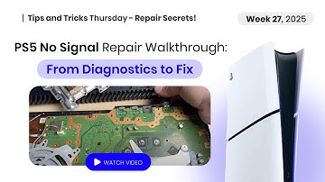 Repairing PS5 No Signal—Diagnostics to Final Fix