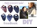 Easy KNOPF*Schal freEBOOK Nähanleitung DIY firstloungeberlin