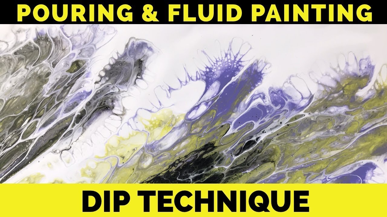 TÉCNICA DEL DIPPING - Tutorial de pintura fluida