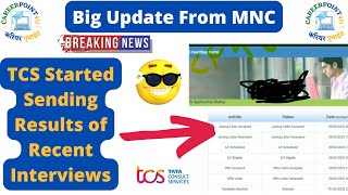 Big Update From TCS Regarding Interview Result | All Results declare  | Tcs off-campus hiring 2022