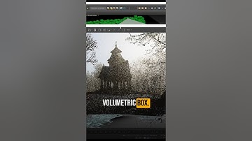 Volumetric box shape #3d #rendering