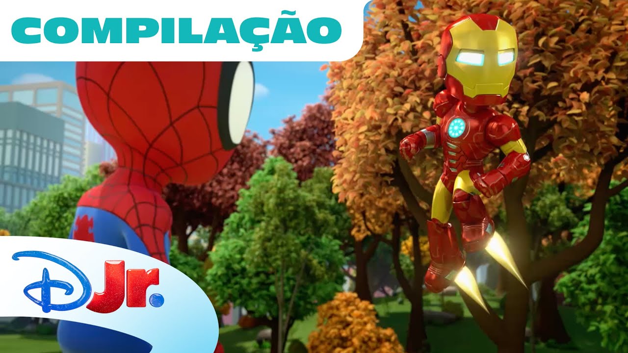 Marvel Spidey e a sua Superequipa | Hora do Super-Heróis: Spidey e Homem de Ferro!