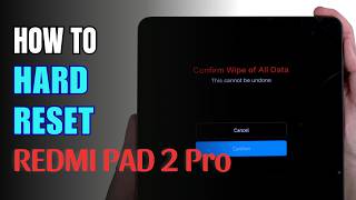 Famous How to Hard Reset Xiaomi Redmi Pad 2 Pro Wealth