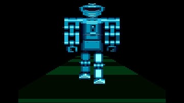 Atari 8-Bit Demo, Robot and Spaceship