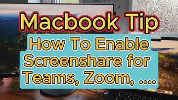 #howto  Enable Screenshare permissions for Teams, Zoom, Webex