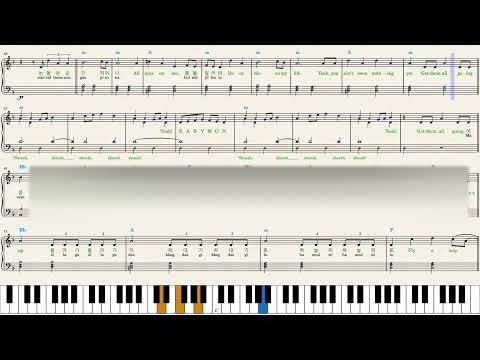 Sheesh (Easy version with Korean lyrics and romanized pronunciation, chords) - Babymonster