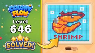 Colony Flow! - Level 646 Walkthrough 🧩 | Solution & Gameplay (ABI GAMES) 🐜