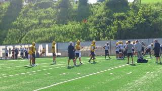 WVU Fall Camp 8-9: WVU QBs/WRs