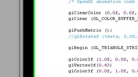 Tetrahedro con OPengl en C