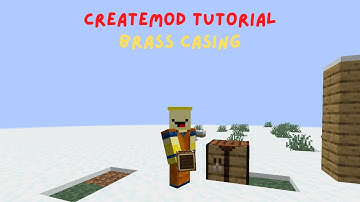 Brass Casing Recipe - Minecraft Create Mod Guide