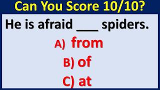 If You Pass This Test, Your English Is Amazing! #english #englishgrammar #englishtests #quiz