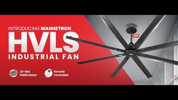 Tamoor Fans Magnetron HVLS Industrial Fan Installation Guide