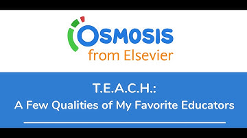 T. E. A. C. H. : A Few Qualities of My Favorite Educators in Medical School