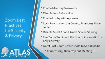 Securing Zoom Meetings by Atlas Cybersecurity