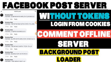 FACEBOOK POST COMMENT LOADER 2025 | FB POST COMMENT OFFLINE SERVER|| FB POST AUTOMATION