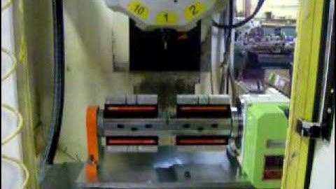 Robodrill 4th axis trunnion table fixture