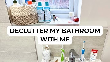 Bathroom Declutter & Organisation -  Minimalist Home Decluttering Inspiration & Motivation!