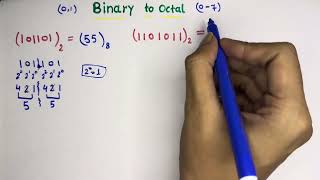 Binary to Octal Conversion  | Number System Explained with Examples