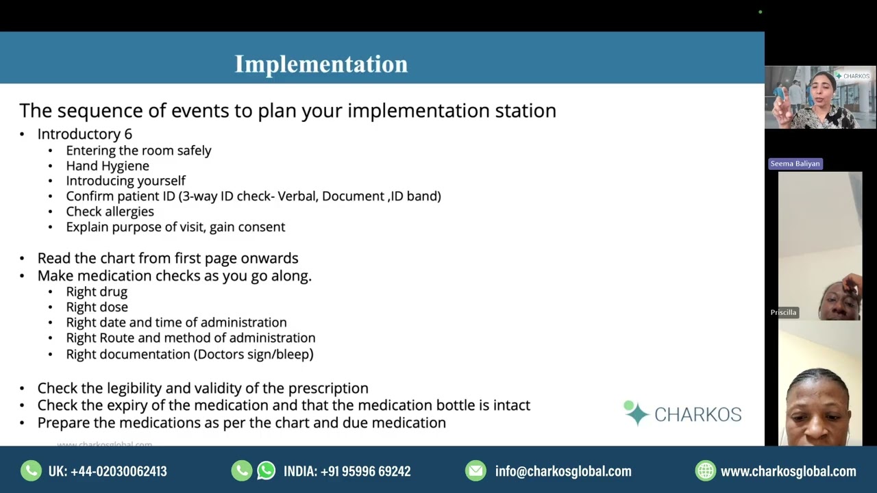 Midwifery OSCE Online Video-- Implementation