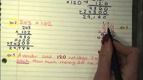 Math 56: Multiplying 3-Digit Numbers with 0