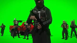 Terrorists Green Screen