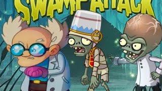 ¿Como sería un CROSSOVER de SWAMP ATTACK y PLANTAS CONTRA ZOMBIES 2?(Parte 2)