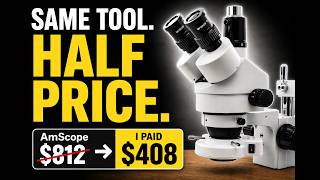 AmScope SM-4TZ-144A vs Generic Trinocular Microscope – Same Machine For Half The Price?