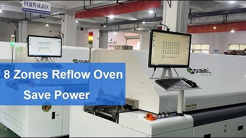 OUBEL Economic 8 Zones Reflow Oven Reflow Soldering Oven for SMT production line