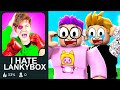 LANKYBOX Playing LANKYBOX HATER GAMES In ROBLOX!? (LANKYBOX CRIED!)