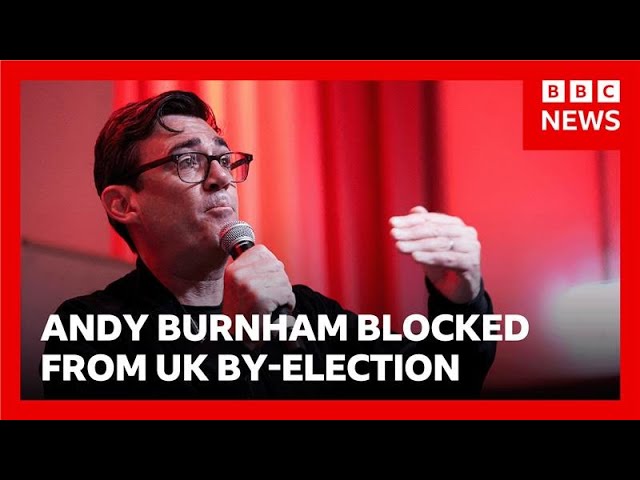 Andy Burnham's bid to return as UK MP blocked | BBC News