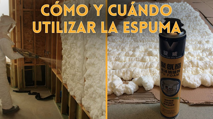 Espuma de Poliuretano en Spray: Todo Lo que Debes Saber | Cánula o Pistola, Cuál Utilizar