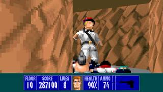 [DOS]Wolfenstein 3D - E4M10 - IMDI PS 100%