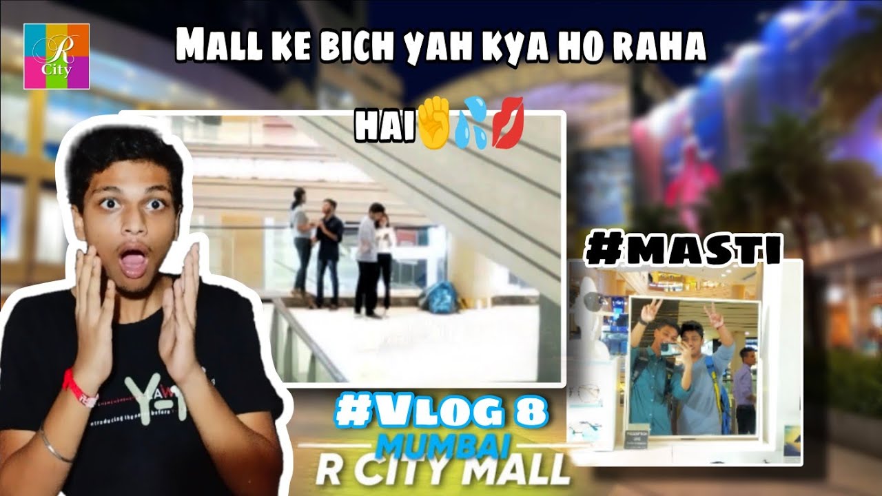 Mall ke bich yah kya ho raha hai 😱✊💦|| Mumbai Rcitymall || krishjadhav_01||#mumbai #vlog8 #rcitymall