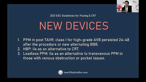 2021 ESC Guidelines for Cardiac Pacing and CRT: Summary in ไทย
