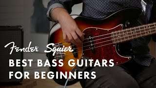 Best Bass Guitars For Beginners | Squier, Affinity & Classic Vibe | Fender